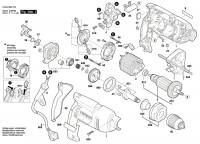 Bosch 0 603 386 A10 Psb 700 Re Percussion Drill 230 V / Eu Spare Parts
